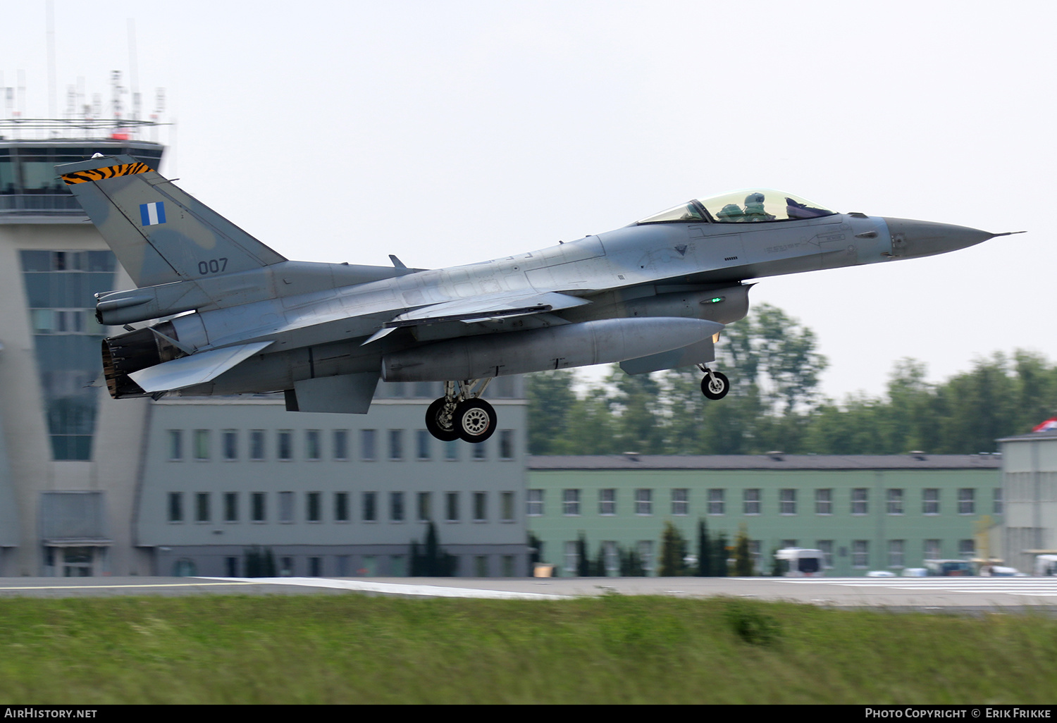 Aircraft Photo of 007 | General Dynamics F-16C Fighting Falcon | Greece - Air Force | AirHistory.net #435132