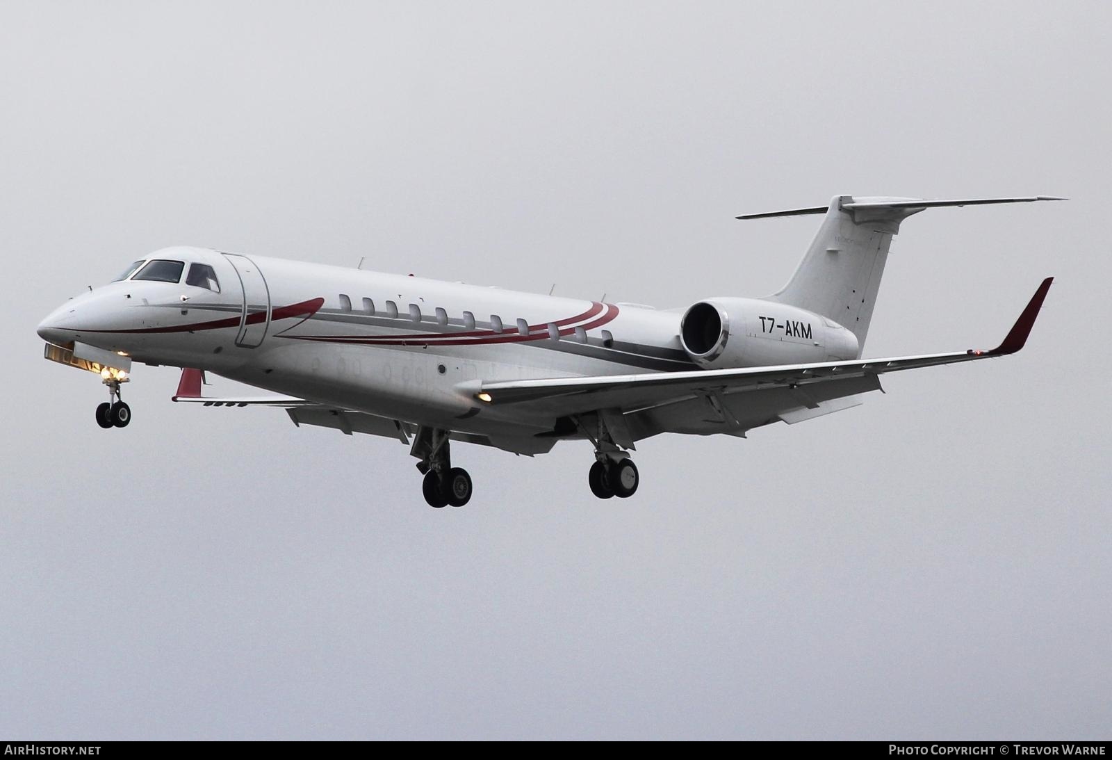 Aircraft Photo of T7-AKM | Embraer Legacy 650 (EMB-135BJ) | AirHistory.net #435145