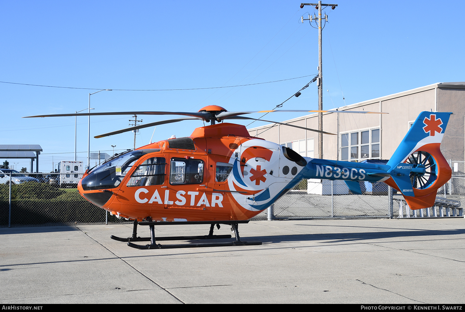 Aircraft Photo of N839CS | Eurocopter EC-135P-2+ | Calstar - California Shock-Trauma Air Rescue | AirHistory.net #435168