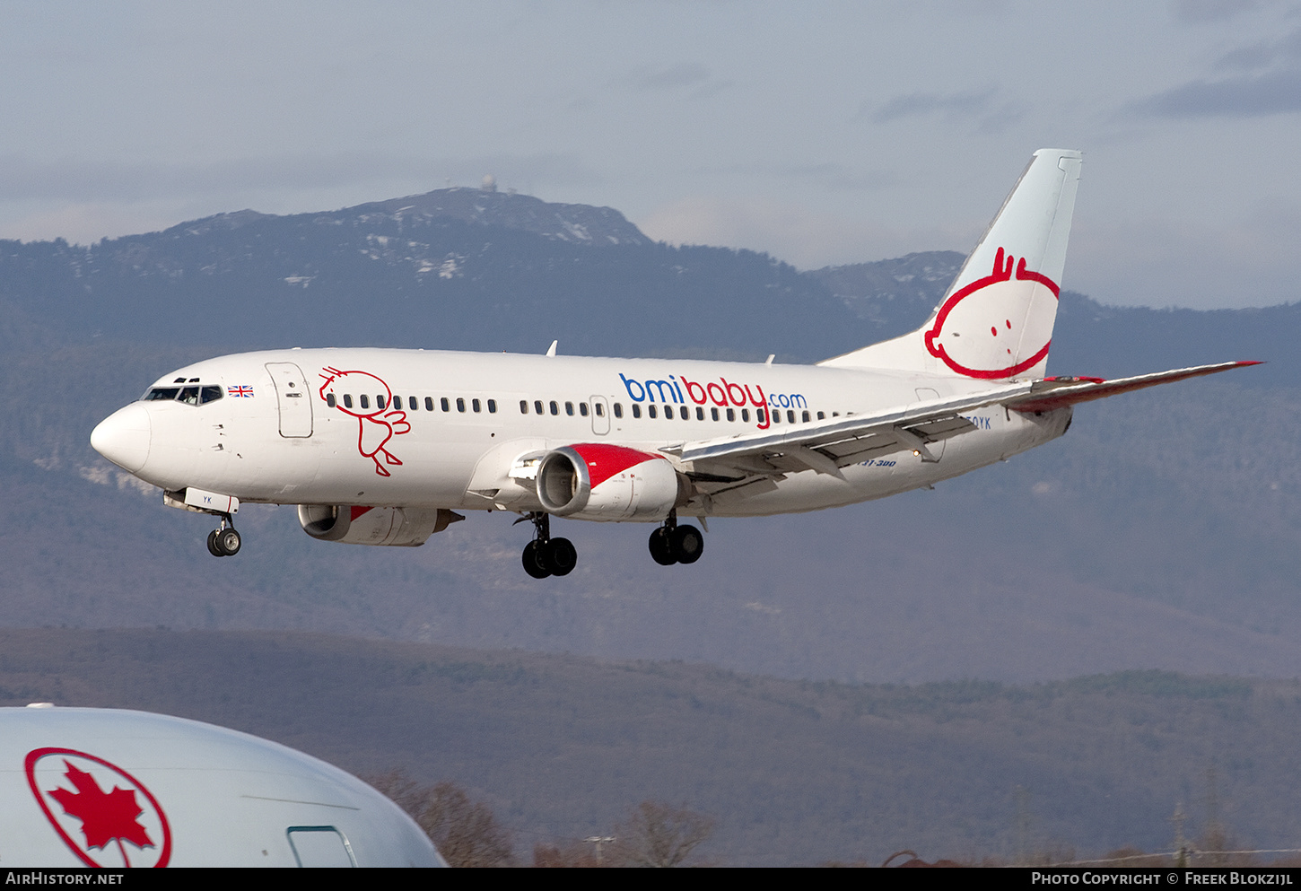 Aircraft Photo of G-TOYK | Boeing 737-33R | Bmibaby | AirHistory.net #435174