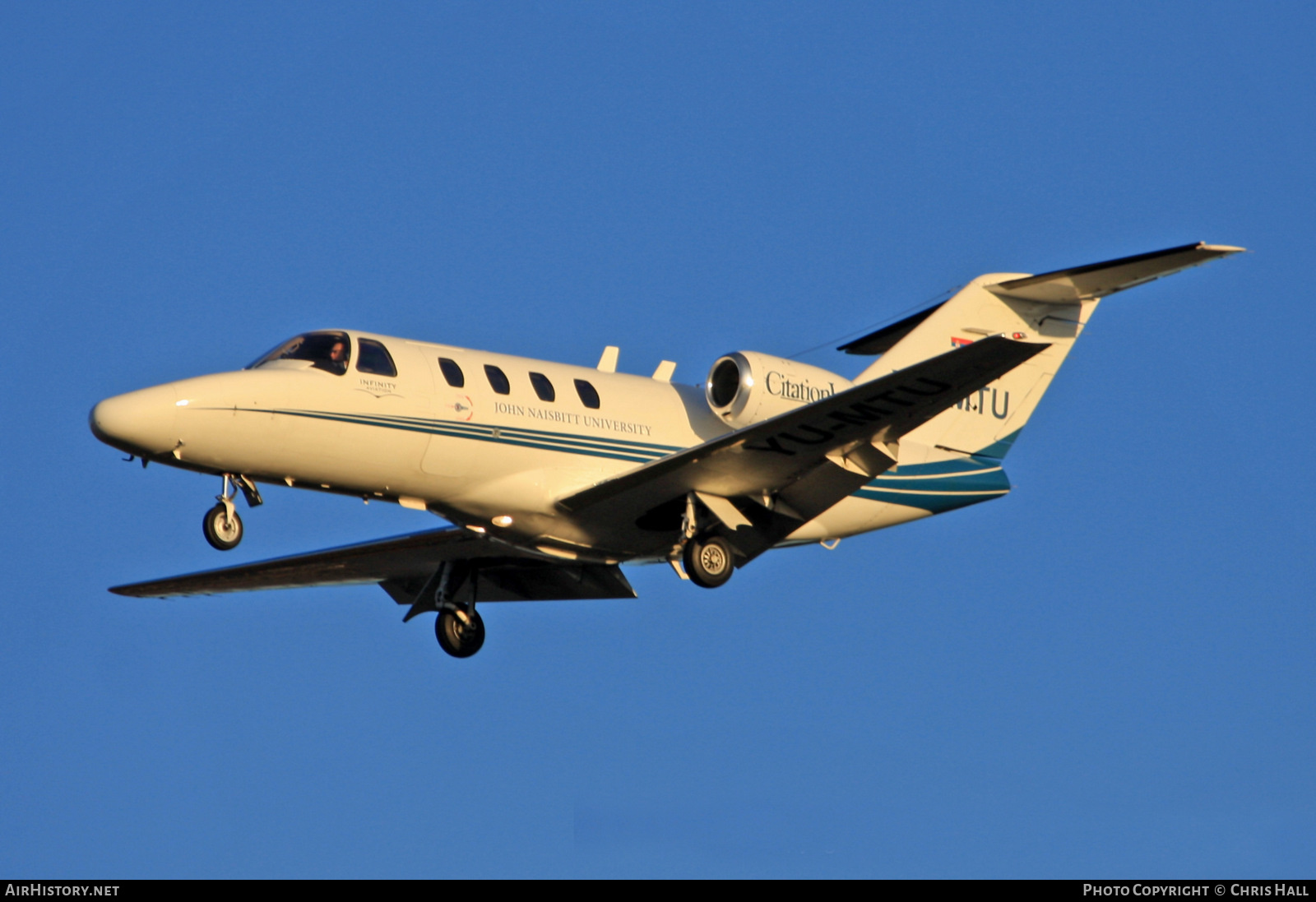 Aircraft Photo of YU-MTU | Cessna 525 CitationJet | John Naisbitt University | AirHistory.net #435193