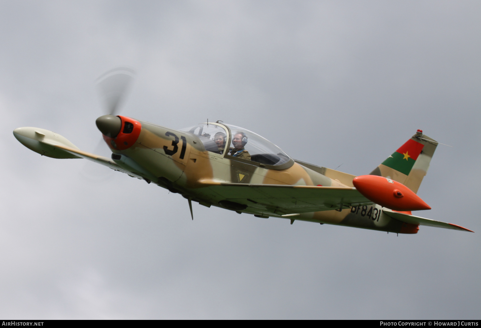 Aircraft Photo of G-NRRA / BF8431 | SIAI-Marchetti SF-260W Warrior | Burkina Faso - Air Force | AirHistory.net #435246
