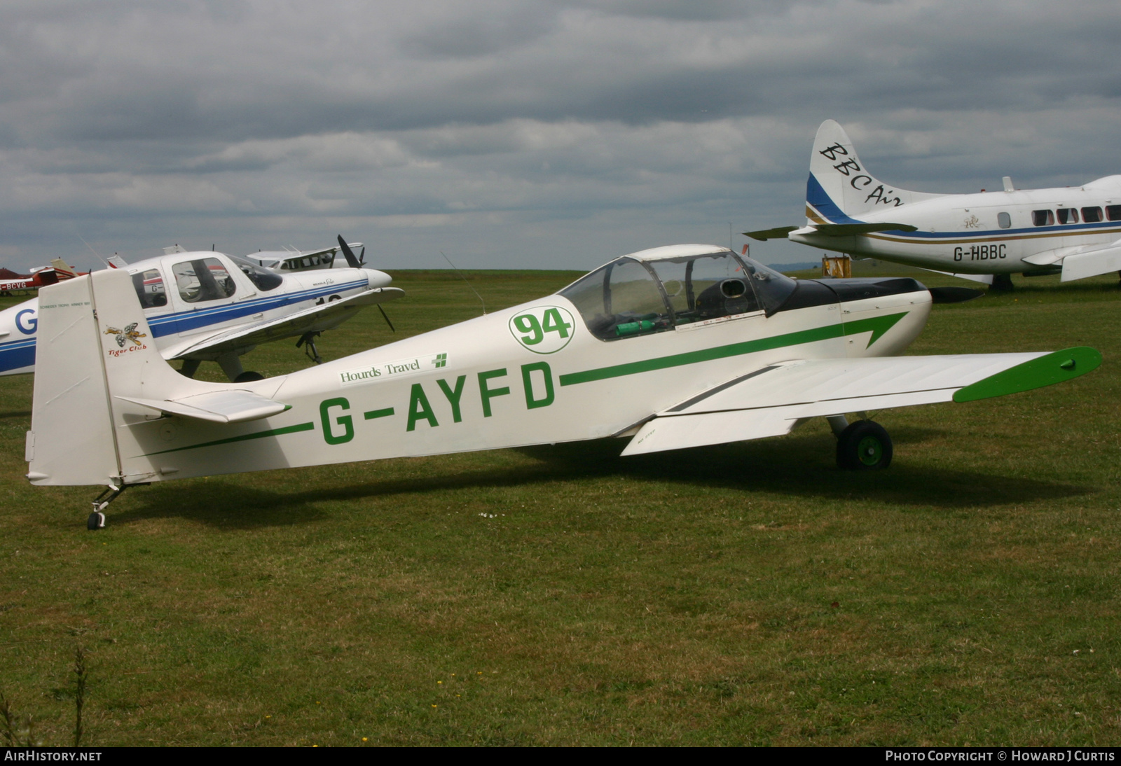Aircraft Photo of G-AYFD | Rollason Druine D.62B Condor | The Tiger Club | AirHistory.net #435249