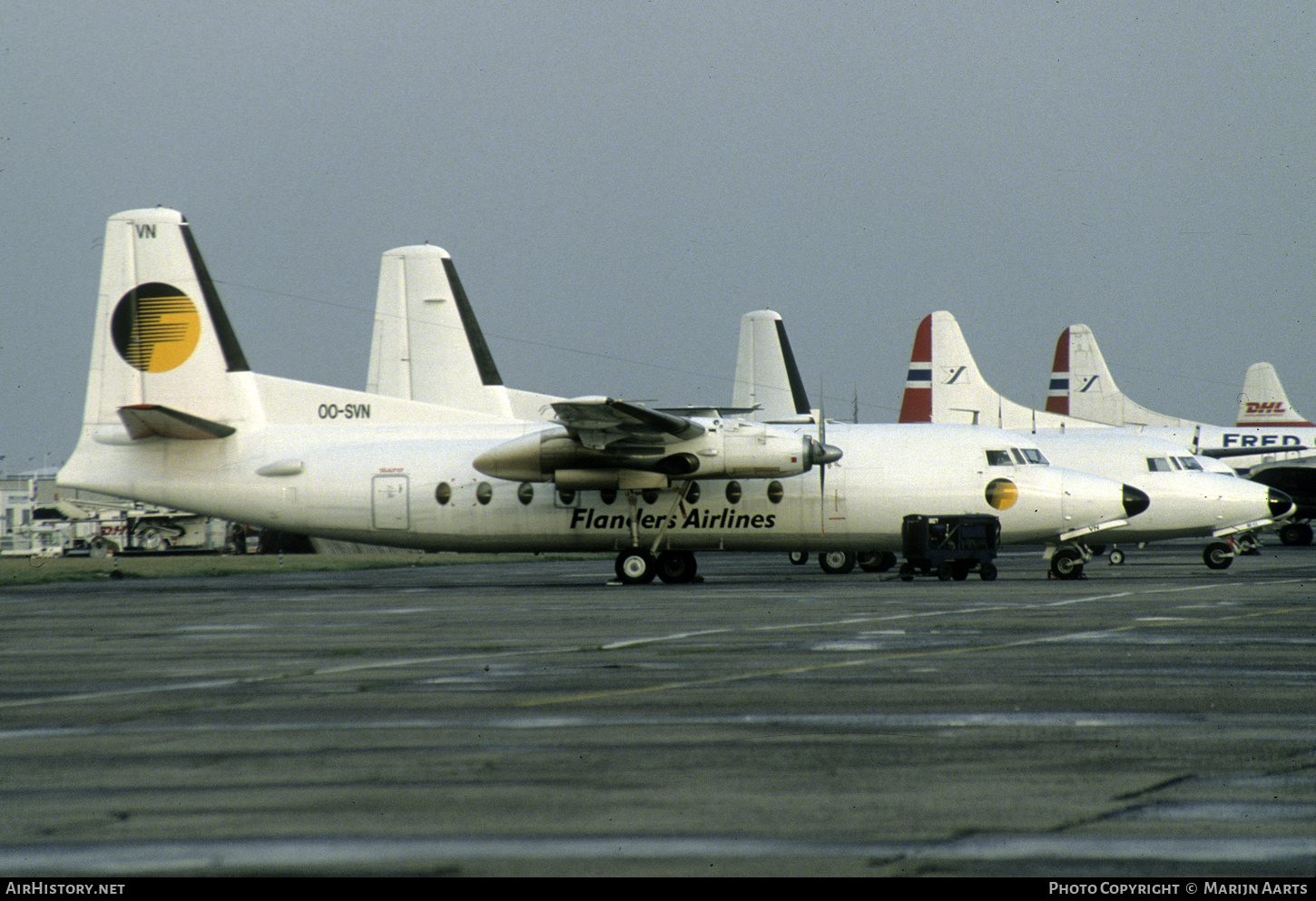 Aircraft Photo of OO-SVN | Fokker F27-100 Friendship | Flanders Airlines | AirHistory.net #435285