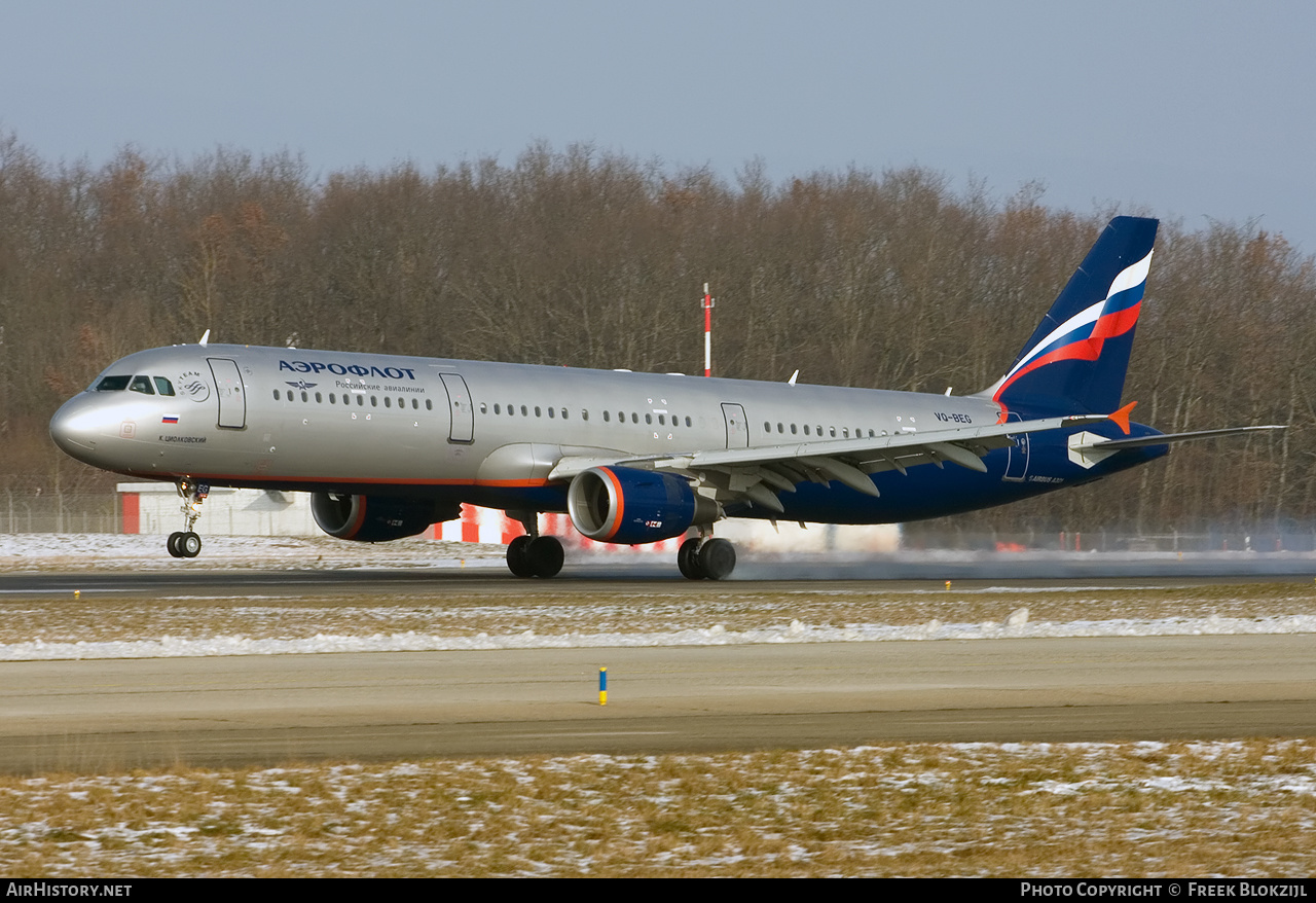 Aircraft Photo of VQ-BEG | Airbus A321-211 | Aeroflot - Russian Airlines | AirHistory.net #435342