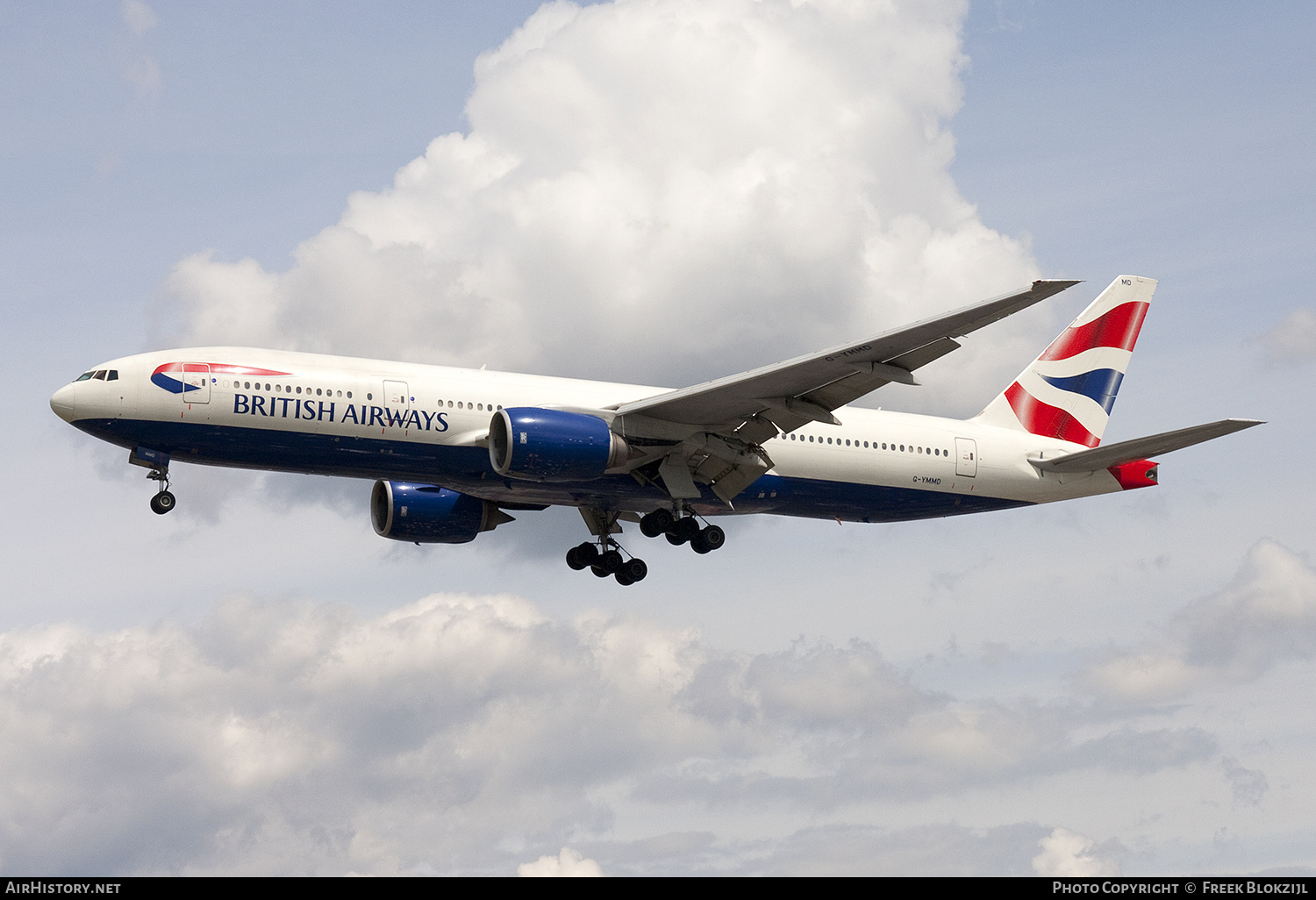 Aircraft Photo of G-YMMD | Boeing 777-236/ER | British Airways | AirHistory.net #435347