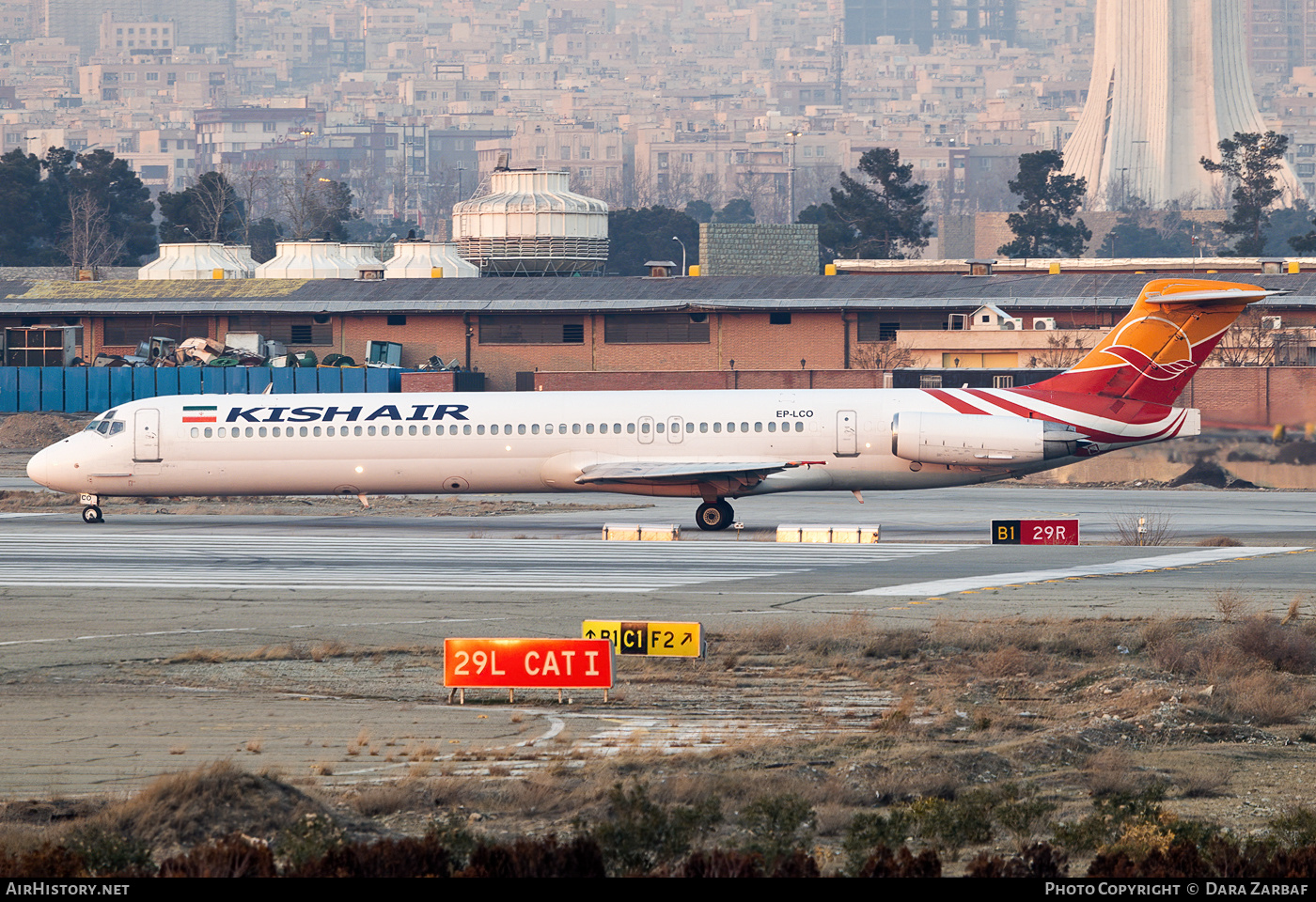 Aircraft Photo of EP-LCO | McDonnell Douglas MD-83 (DC-9-83) | Kish Air | AirHistory.net #435365