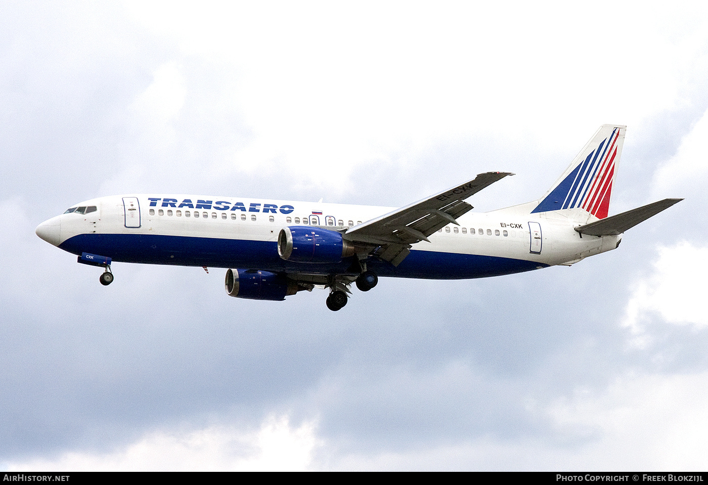 Aircraft Photo of EI-CXK | Boeing 737-4S3 | Transaero Airlines | AirHistory.net #435374
