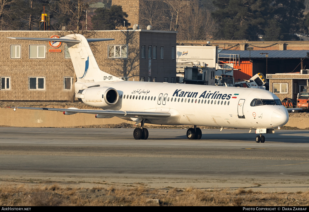 Aircraft Photo of EP-OPI | Fokker 100 (F28-0100) | Karun Airlines | AirHistory.net #435377