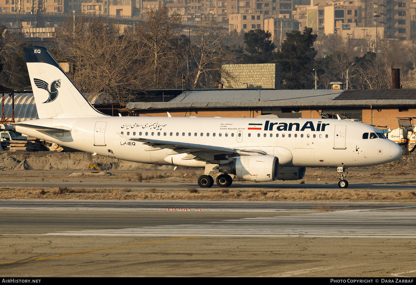 Aircraft Photo of EP-IEQ | Airbus A319-112 | Iran Air | AirHistory.net #435394