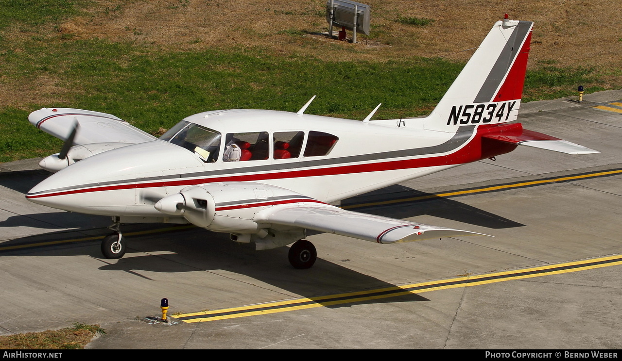 Aircraft Photo of N5834Y | Piper PA-23-250 Aztec | AirHistory.net #435398