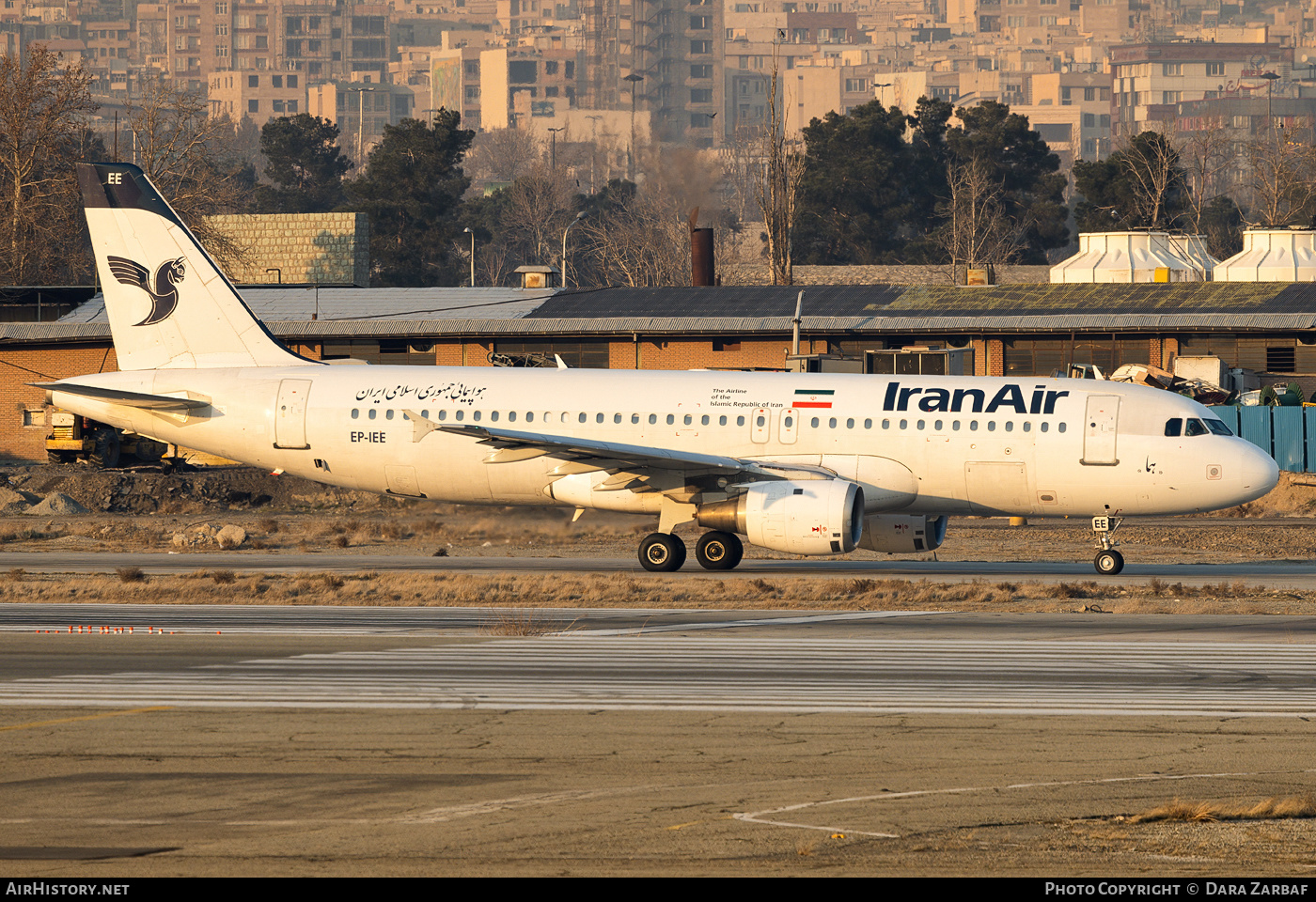 Aircraft Photo of EP-IEE | Airbus A320-211 | Iran Air | AirHistory.net #435408