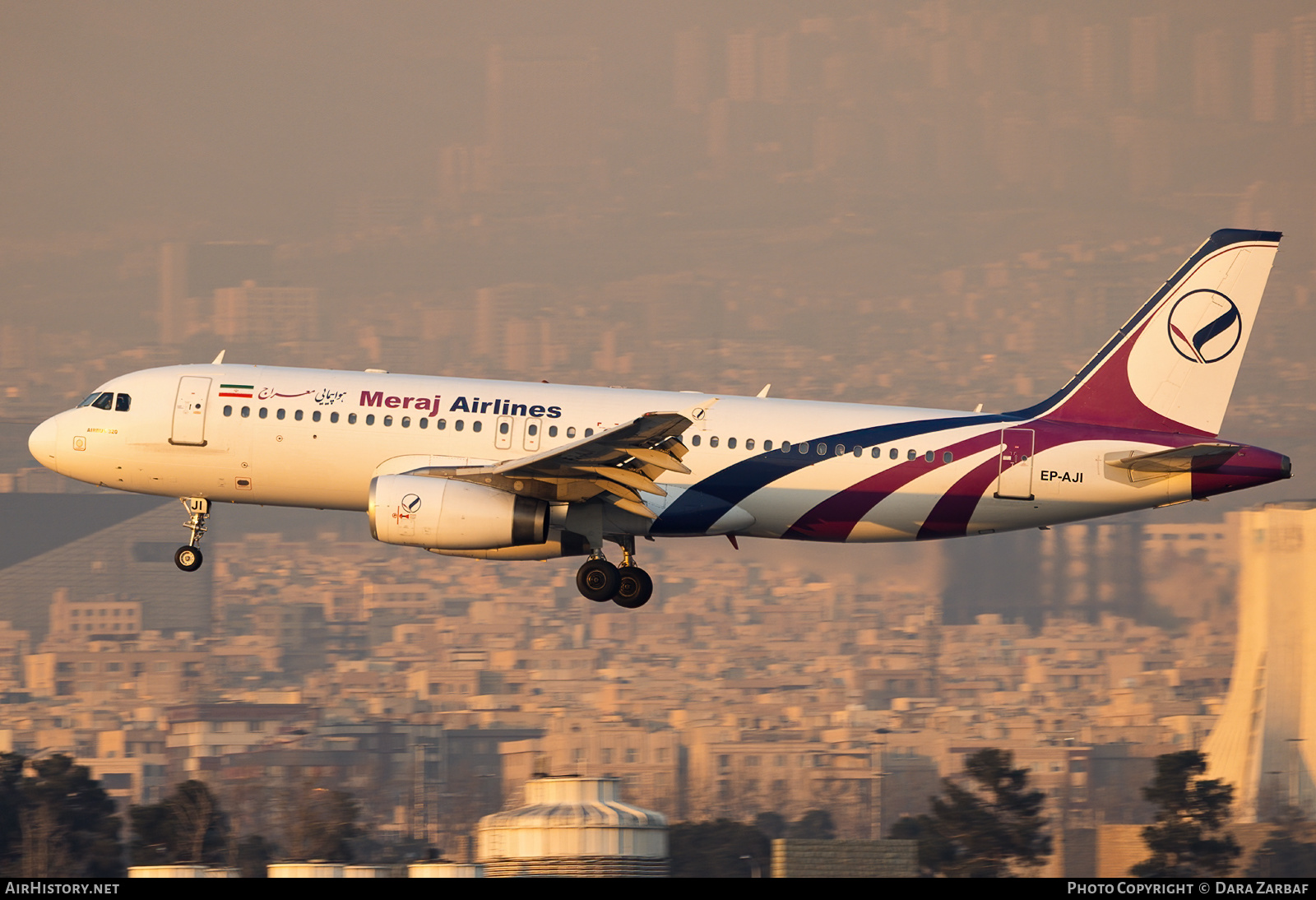 Aircraft Photo of EP-AJI | Airbus A320-232 | Meraj Airlines | AirHistory.net #435409