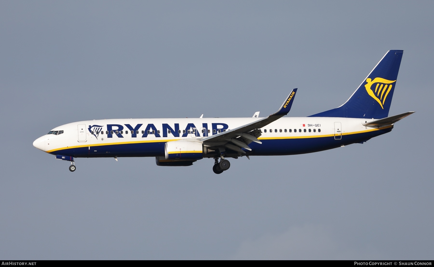Aircraft Photo of 9H-QEI | Boeing 737-800 | Ryanair | AirHistory.net #435428