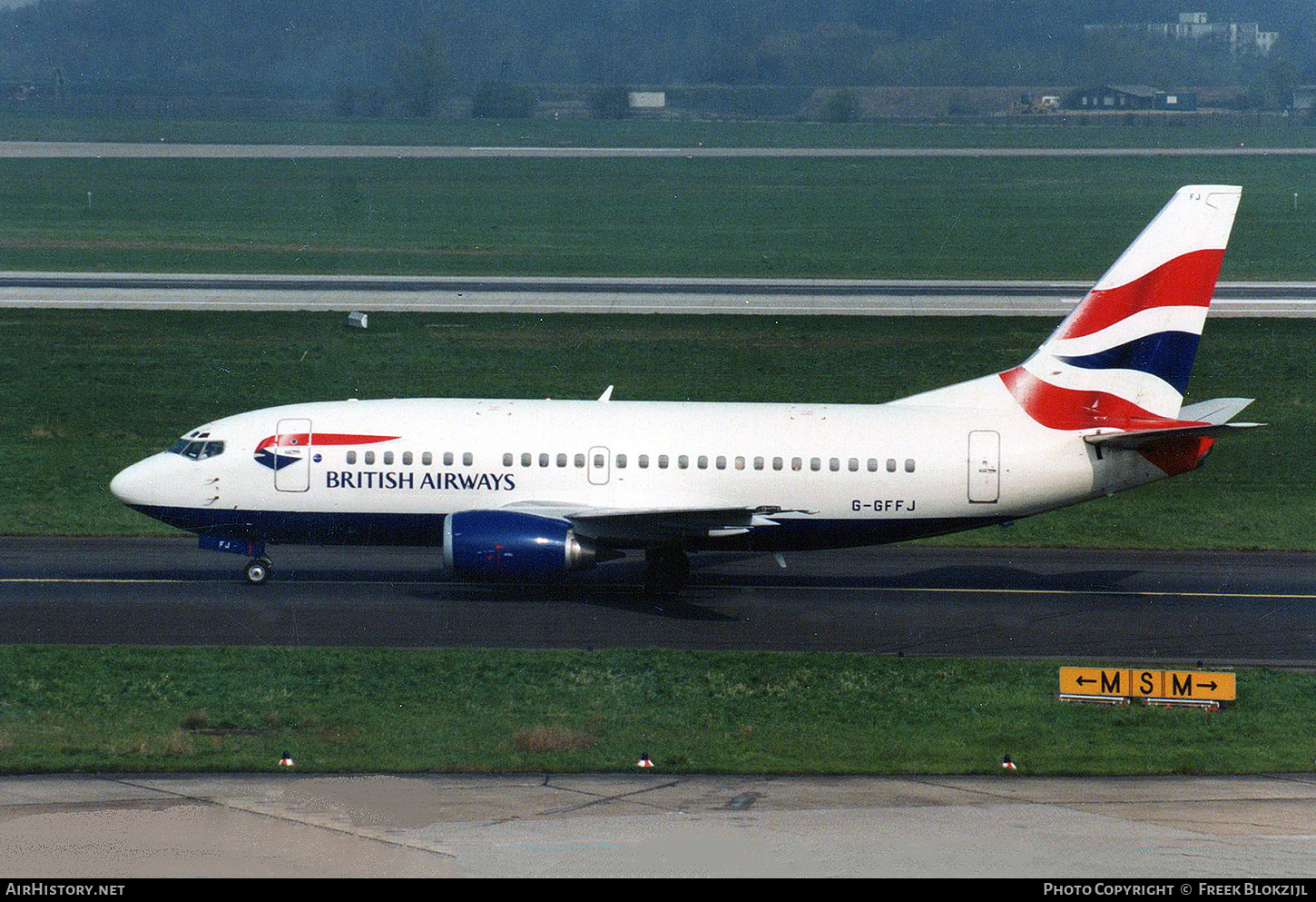 Aircraft Photo of G-GFFJ | Boeing 737-5H6 | British Airways | AirHistory.net #435438