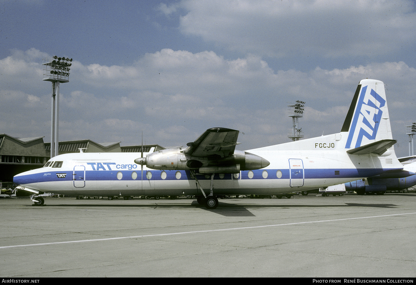 Aircraft Photo of F-GCJO | Fairchild Hiller FH-227B | TAT Cargo - Touraine Air Transport | AirHistory.net #435462