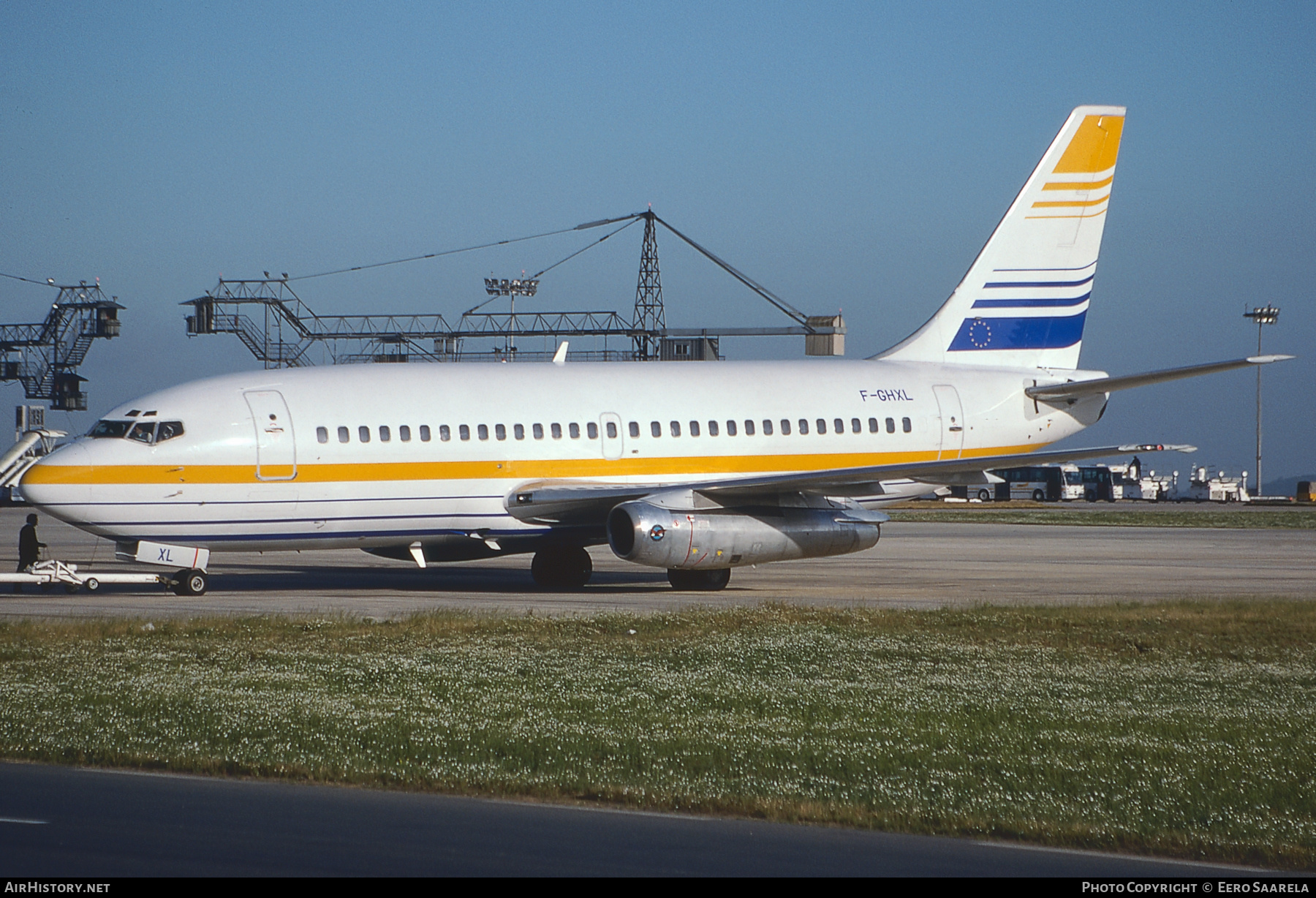 Aircraft Photo of F-GHXL | Boeing 737-2S3/Adv | EAS Europe Airlines | AirHistory.net #435463