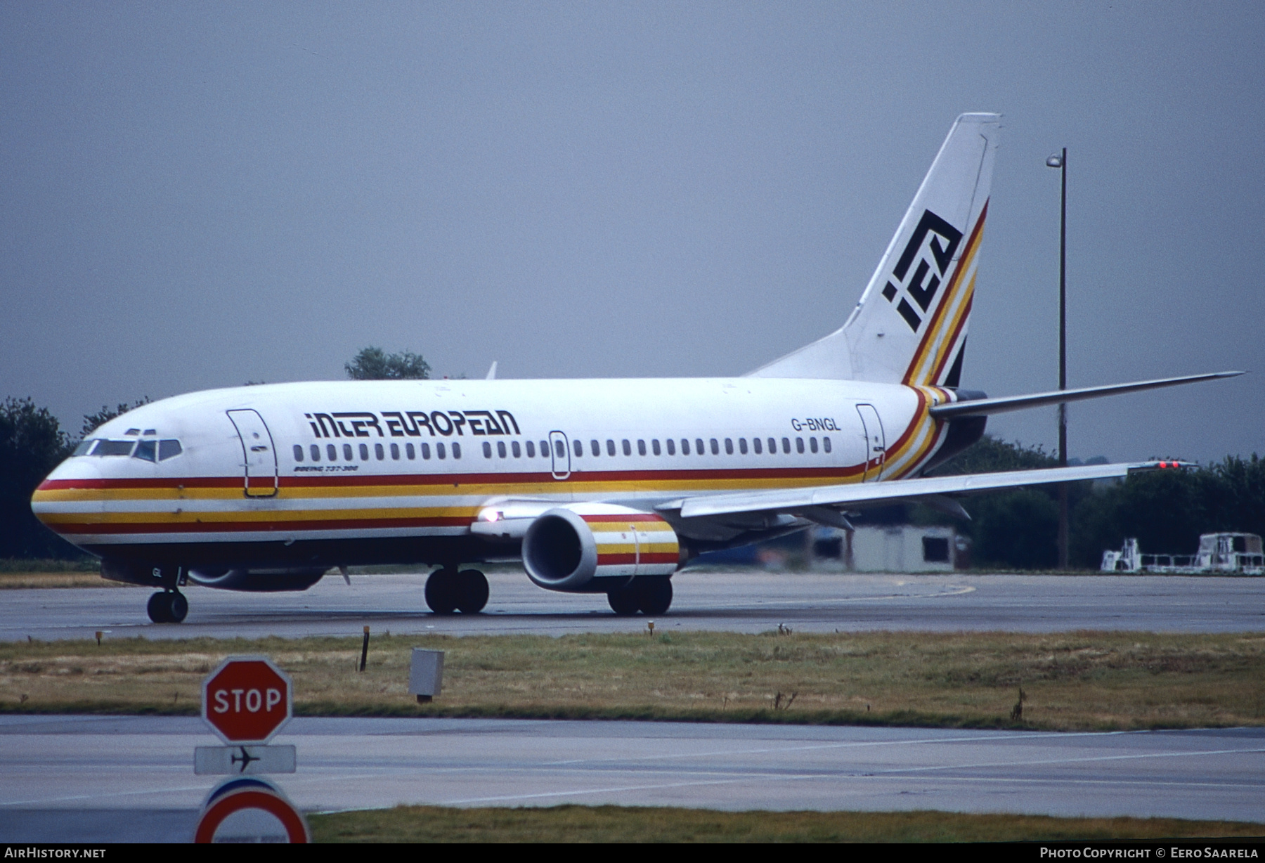 Aircraft Photo of G-BNGL | Boeing 737-3Y0 | Inter European Airways - IEA | AirHistory.net #435473