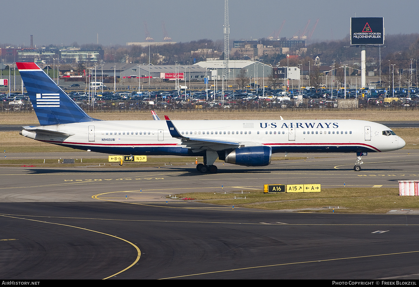 Aircraft Photo of N940UW | Boeing 757-2B7 | US Airways | AirHistory.net #435519