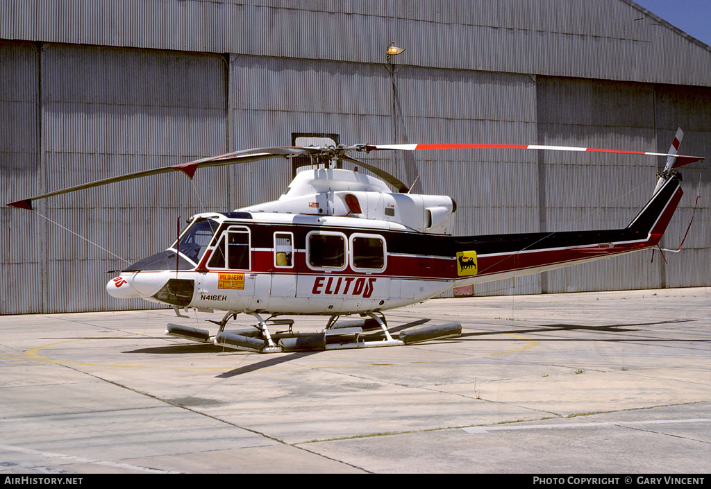Aircraft Photo of N416EH | Bell 412 | Elitos | AirHistory.net #435571