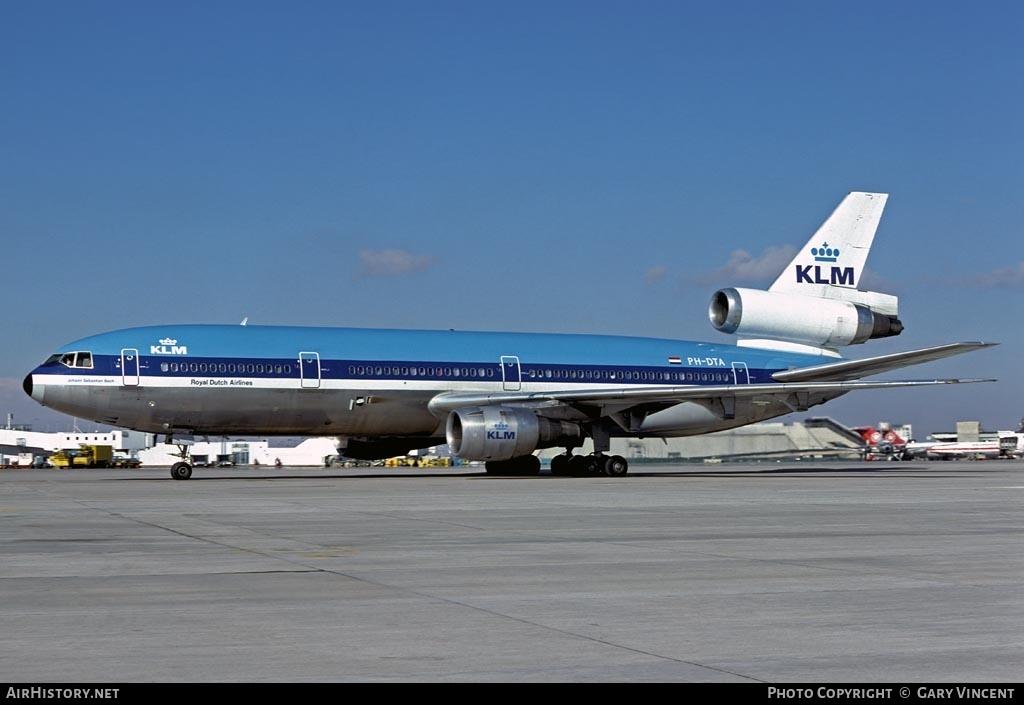 Aircraft Photo of PH-DTA | McDonnell Douglas DC-10-30 | KLM - Royal Dutch Airlines | AirHistory.net #435576