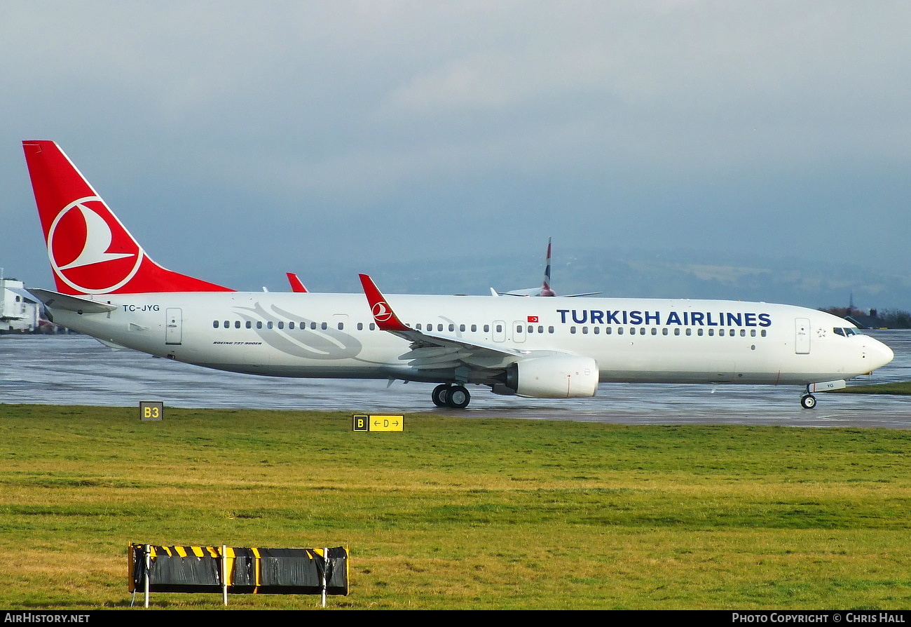 Aircraft Photo of TC-JYG | Boeing 737-9F2/ER | Turkish Airlines | AirHistory.net #435578