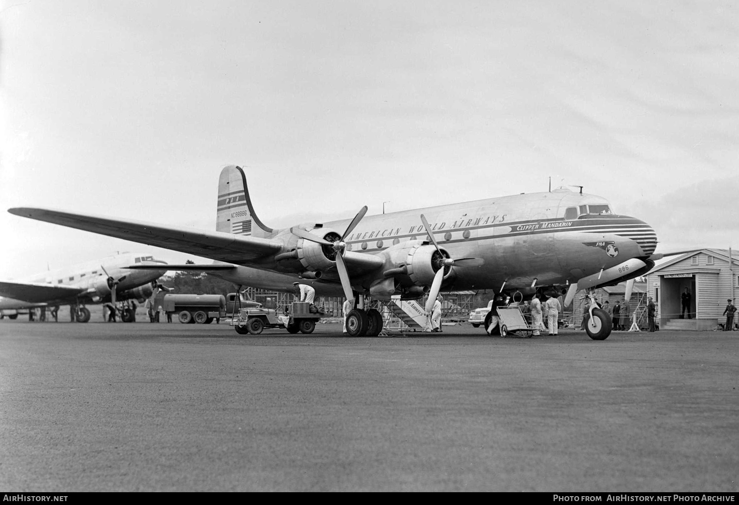 Aircraft Photo of NC88886 | Douglas C54E-DC | Pan American World Airways - PAA | AirHistory.net #435615