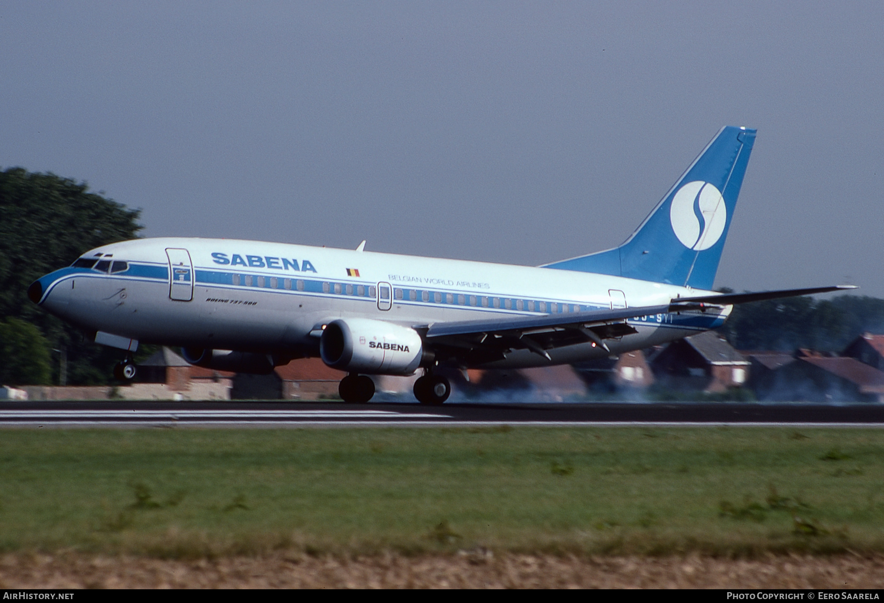 Aircraft Photo of OO-SYI | Boeing 737-529 | Sabena | AirHistory.net #435646