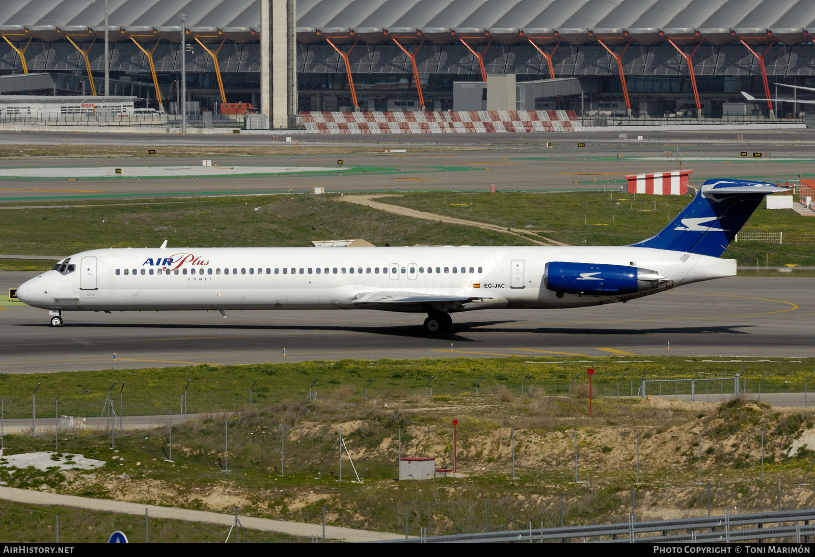 Aircraft Photo of EC-JKC | McDonnell Douglas MD-88 | Air Plus Comet | AirHistory.net #435665