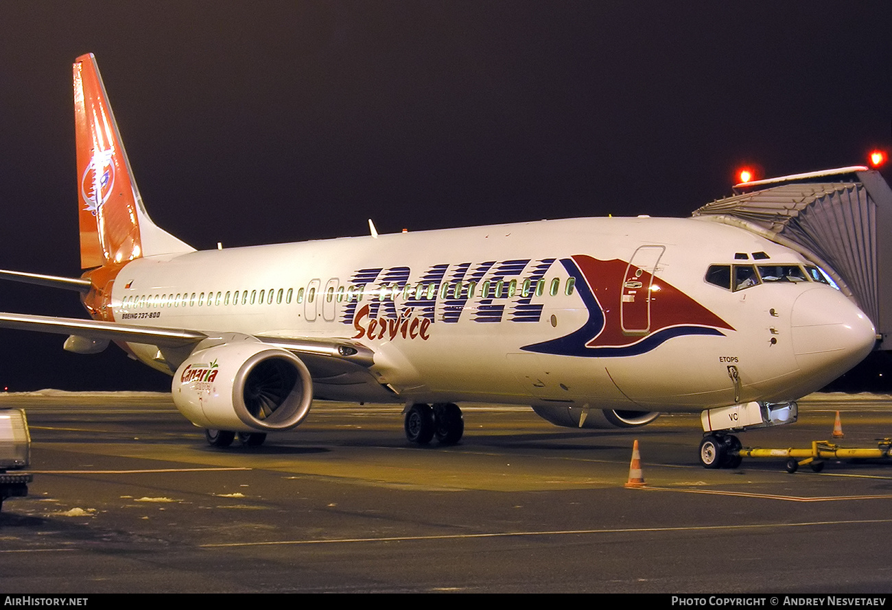 Aircraft Photo of OK-TVC | Boeing 737-86Q | Travel Service | AirHistory.net #435667