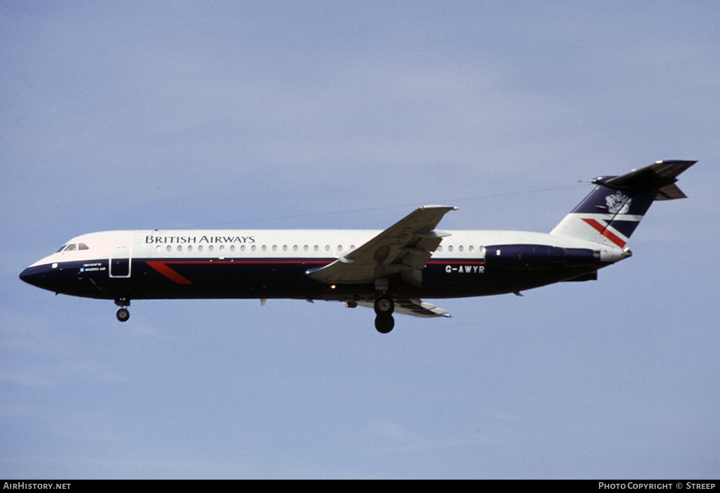 Aircraft Photo of G-AWYR | BAC 111-501EX One-Eleven | British Airways | AirHistory.net #435677