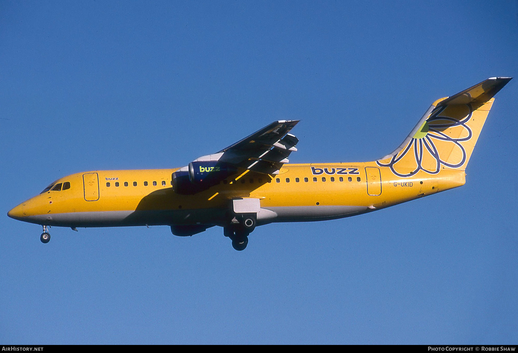 Aircraft Photo of G-UKID | British Aerospace BAe-146-300 | Buzz | AirHistory.net #435695