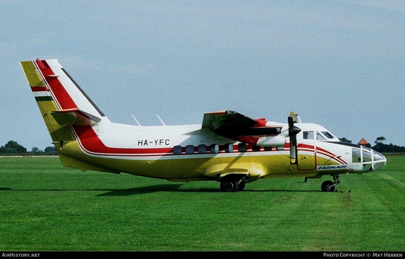 Aircraft Photo of HA-YFC | Let L-410FG Turbolet | Farnair Europe | AirHistory.net #435699