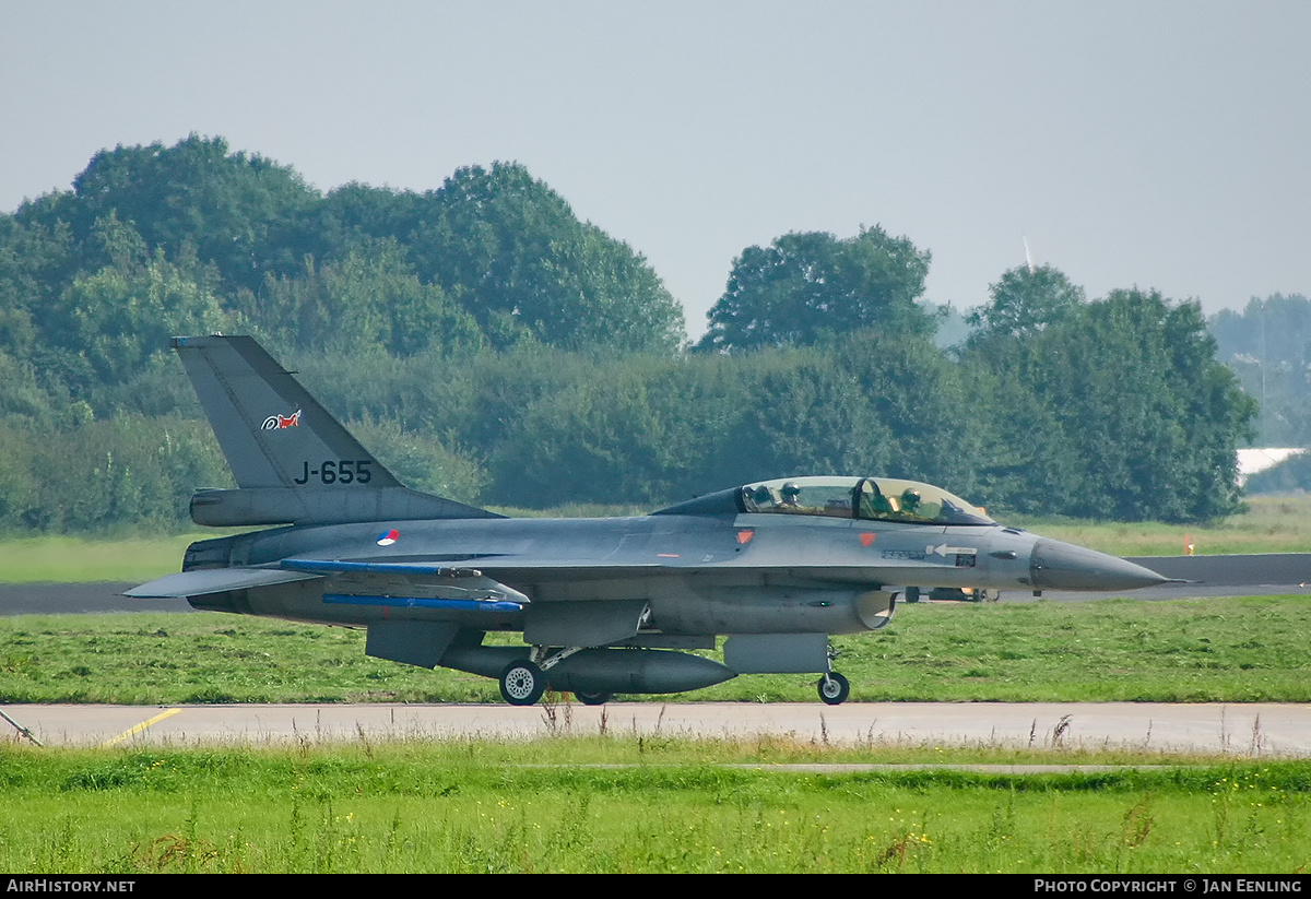 Aircraft Photo of J-655 | General Dynamics F-16BM Fighting Falcon | Netherlands - Air Force | AirHistory.net #435726