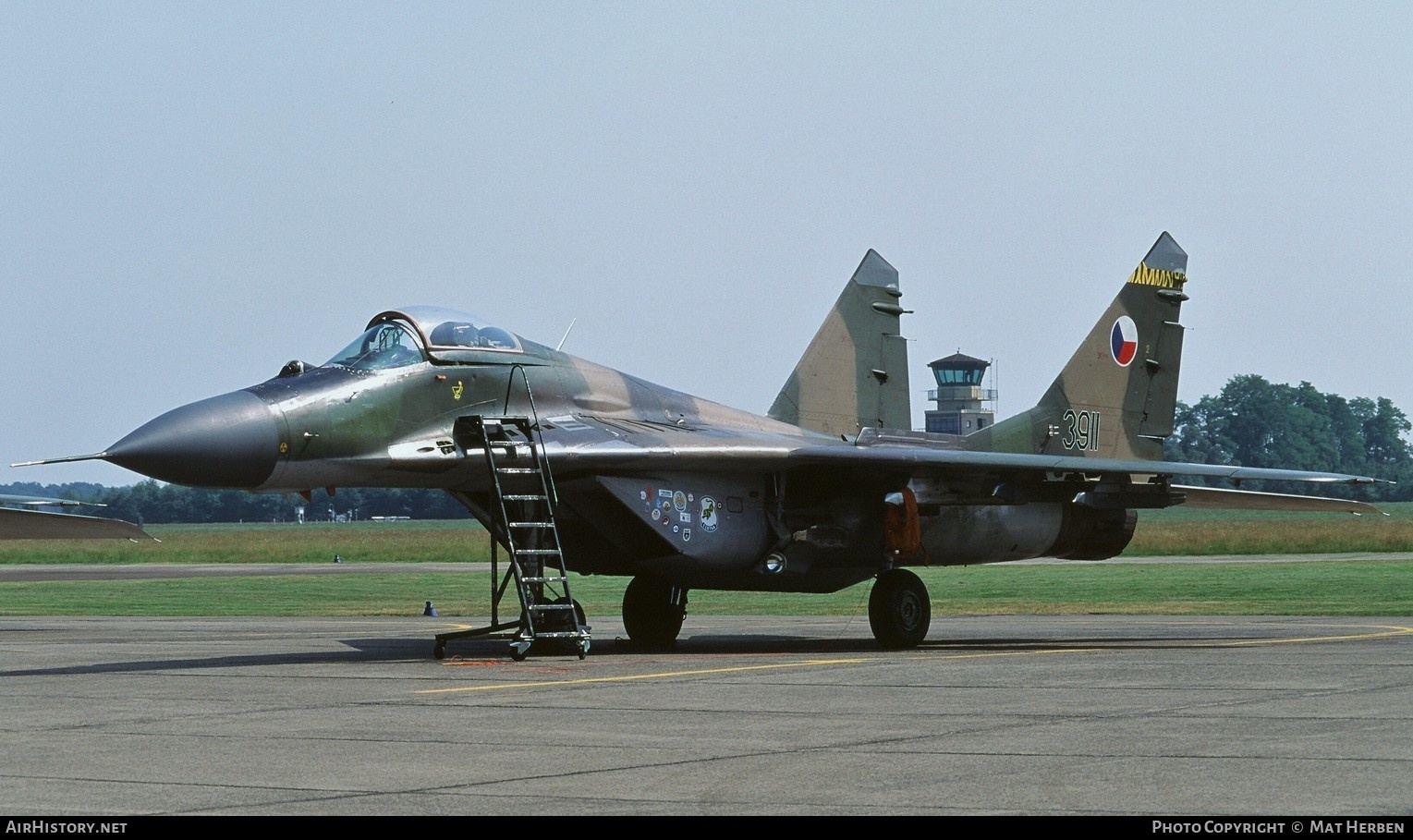 Aircraft Photo of 3911 | Mikoyan-Gurevich MiG-29A (9-12A) | Czechoslovakia - Air Force | AirHistory.net #435736