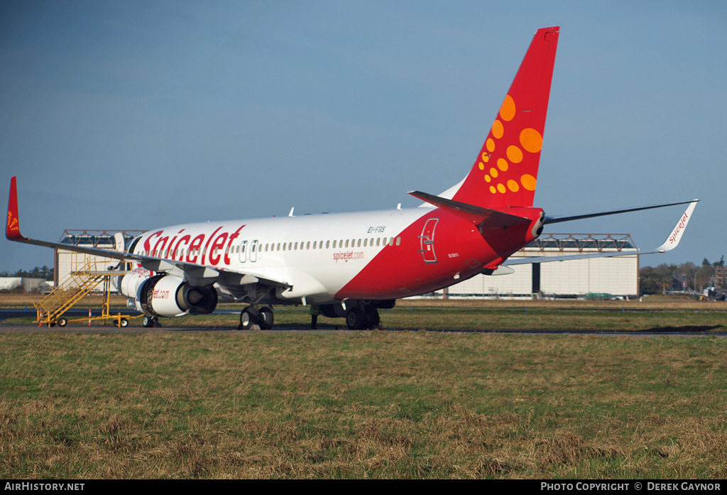 Aircraft Photo of EI-FGS | Boeing 737-8GJ | SpiceJet | AirHistory.net #435761