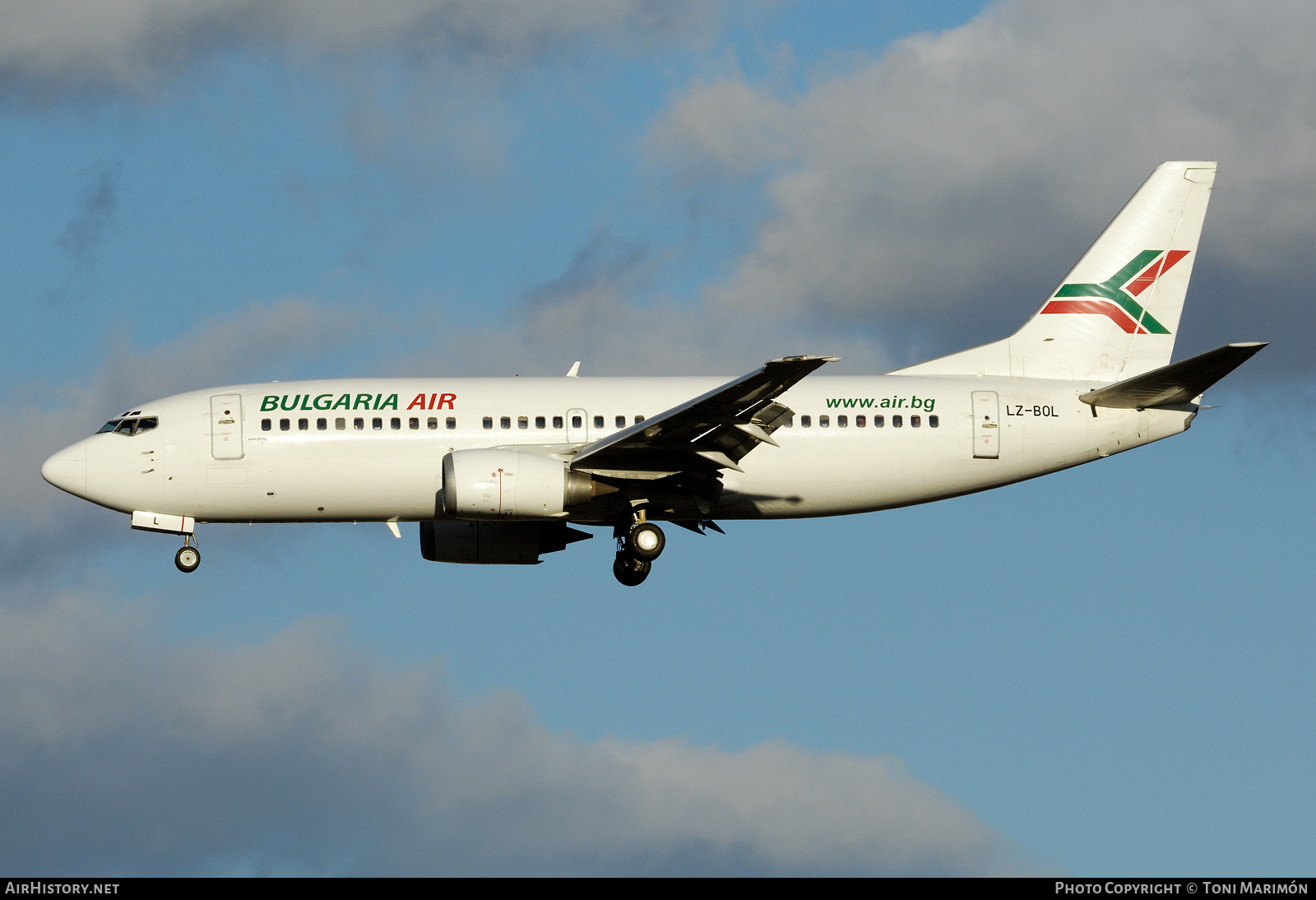 Aircraft Photo of LZ-BOL | Boeing 737-3M8 | Bulgaria Air | AirHistory.net #435771
