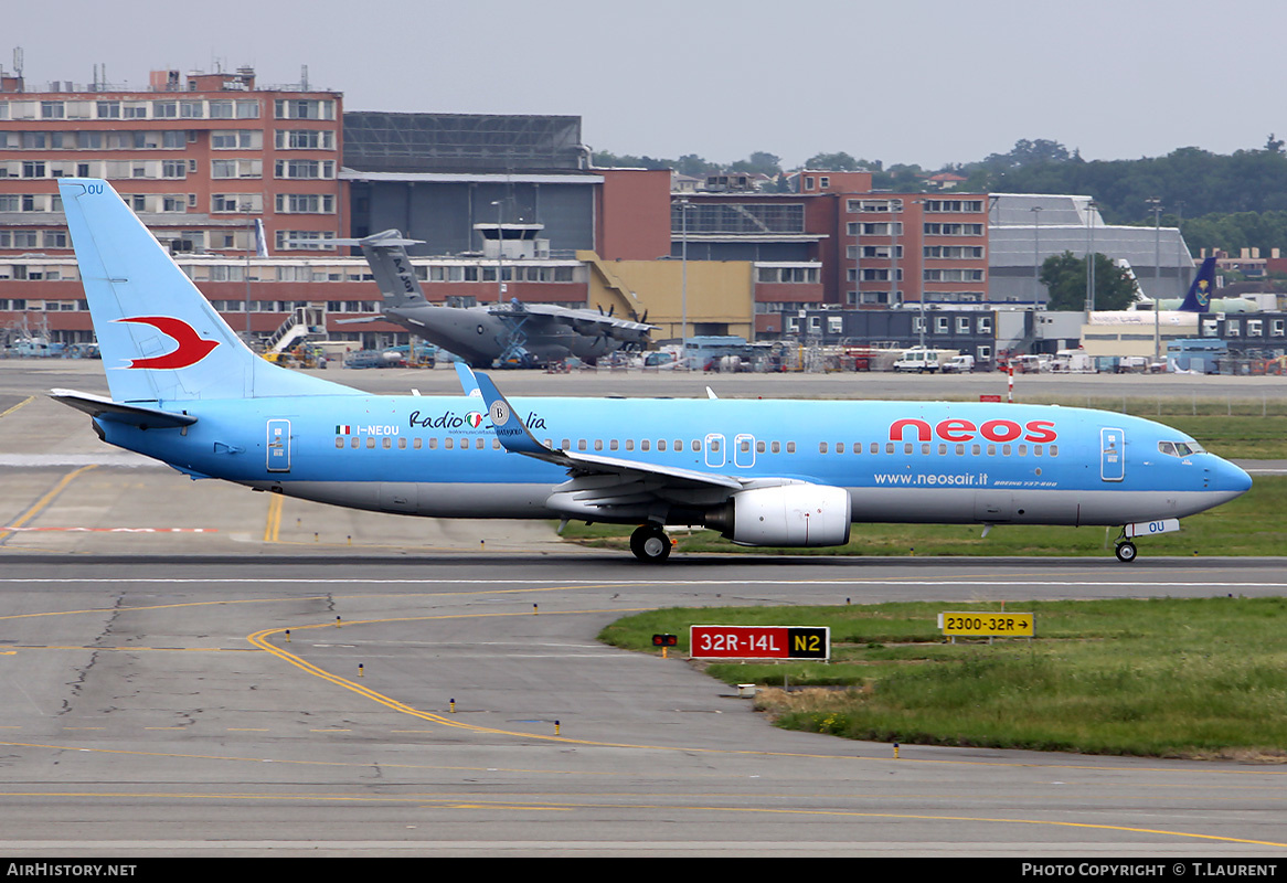 Aircraft Photo of I-NEOU | Boeing 737-86N | Neos | AirHistory.net #435774