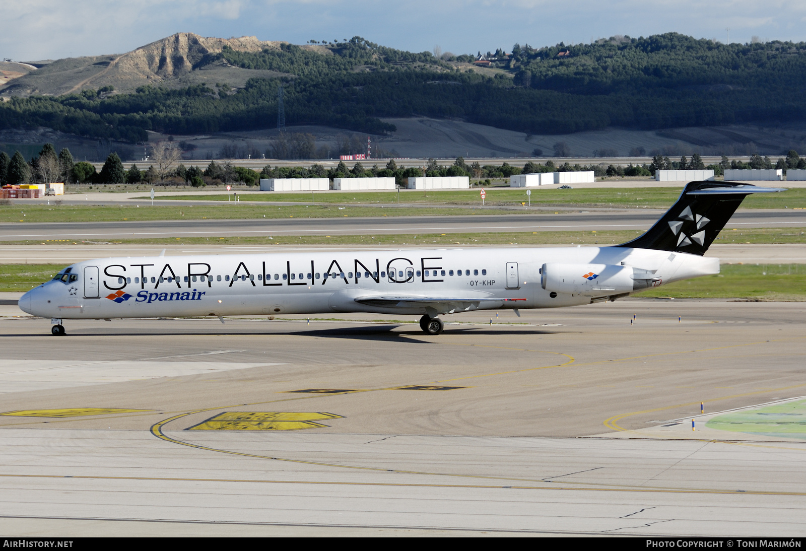 Aircraft Photo of OY-KHP | McDonnell Douglas MD-81 (DC-9-81) | Spanair | AirHistory.net #435775