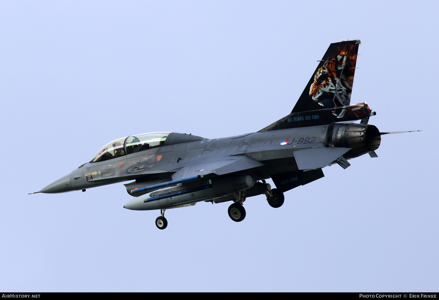 Aircraft Photo of J-882 | General Dynamics F-16BM Fighting Falcon | Netherlands - Air Force | AirHistory.net #435777