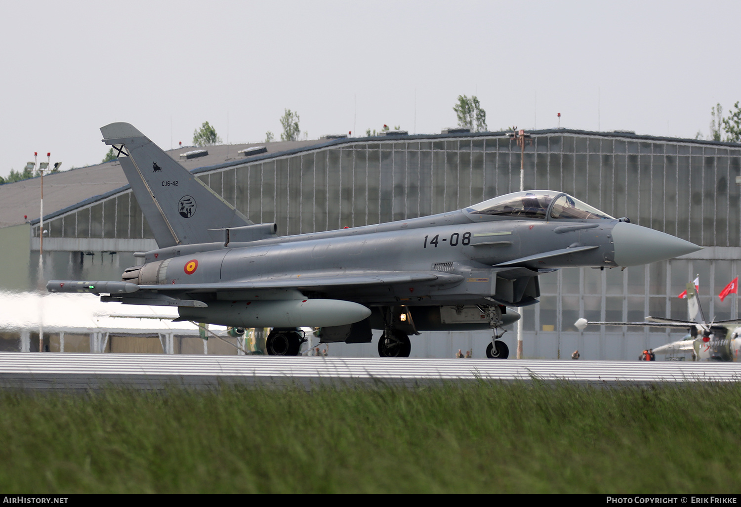 Aircraft Photo of C.16-42 | Eurofighter EF-2000 Typhoon | Spain - Air Force | AirHistory.net #435779
