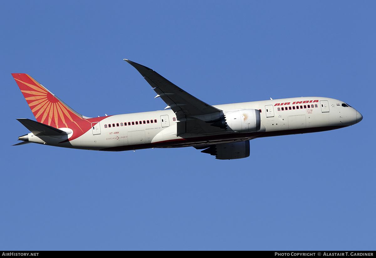 Aircraft Photo of VT-ANH | Boeing 787-8 Dreamliner | Air India | AirHistory.net #435784