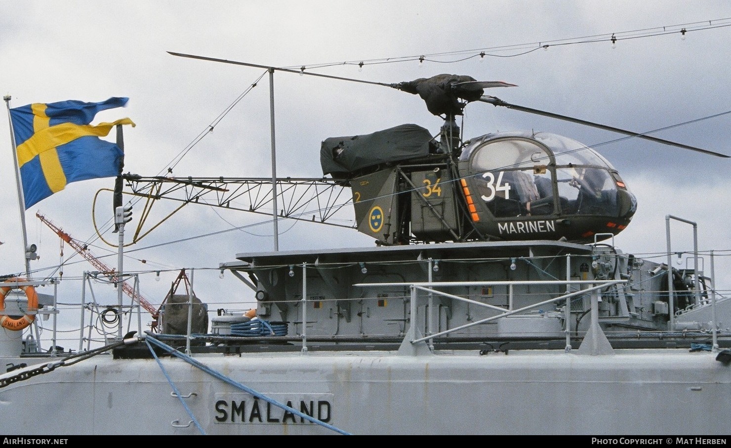 Aircraft Photo of 02034 | Sud Hkp2 Alouette II (SE-3130) | Sweden - Navy | AirHistory.net #435828