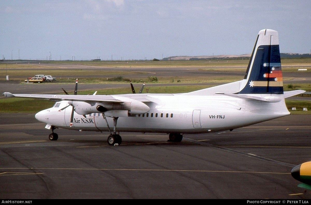Aircraft Photo of VH-FNJ | Fokker 50 | Air NSW | AirHistory.net #435834