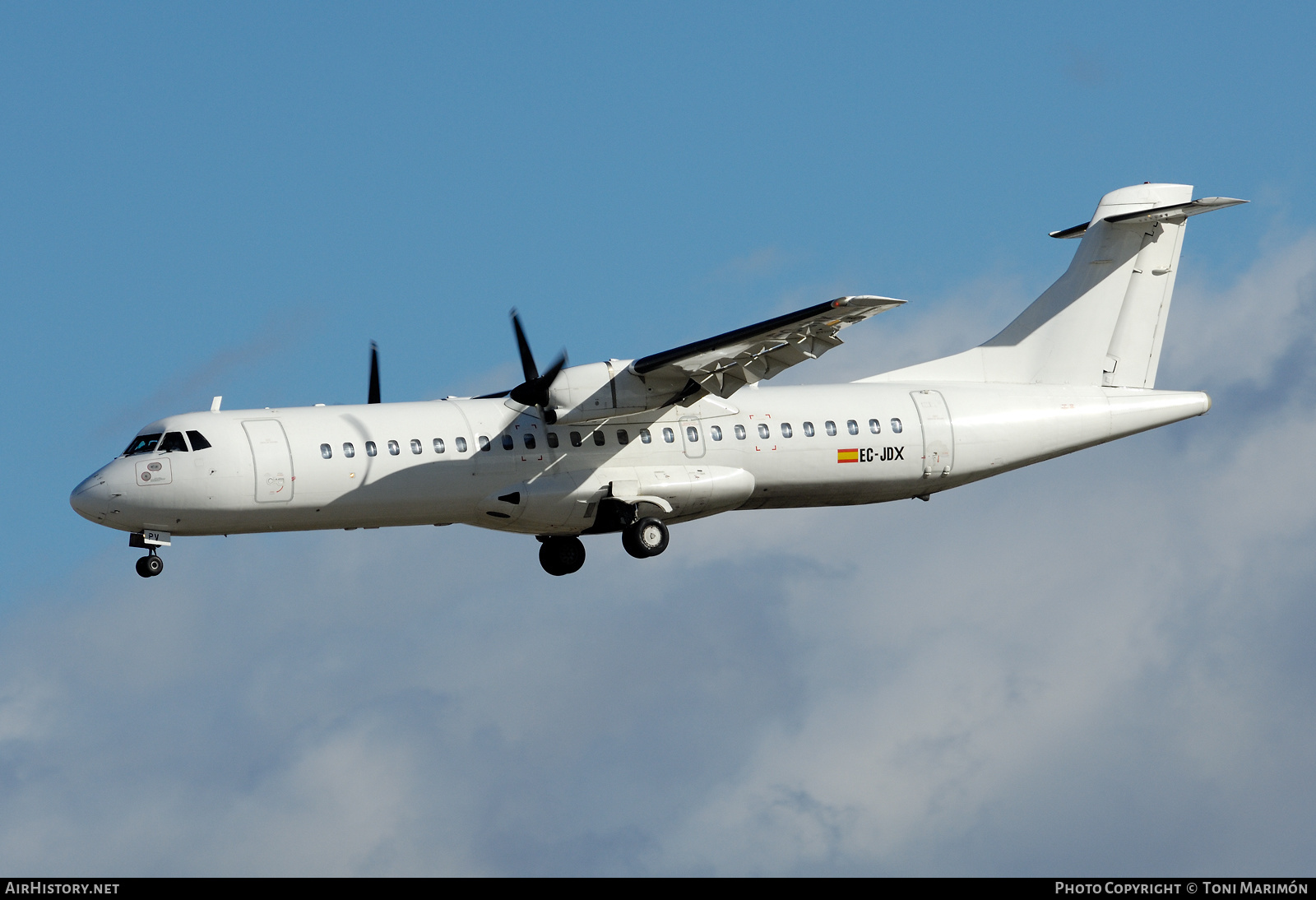 Aircraft Photo of EC-JDX | ATR ATR-72-201/F | AirHistory.net #435842