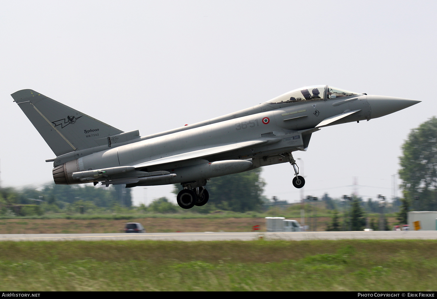 Aircraft Photo of MM7342 | Eurofighter F-2000A Typhoon | Italy - Air Force | AirHistory.net #435854