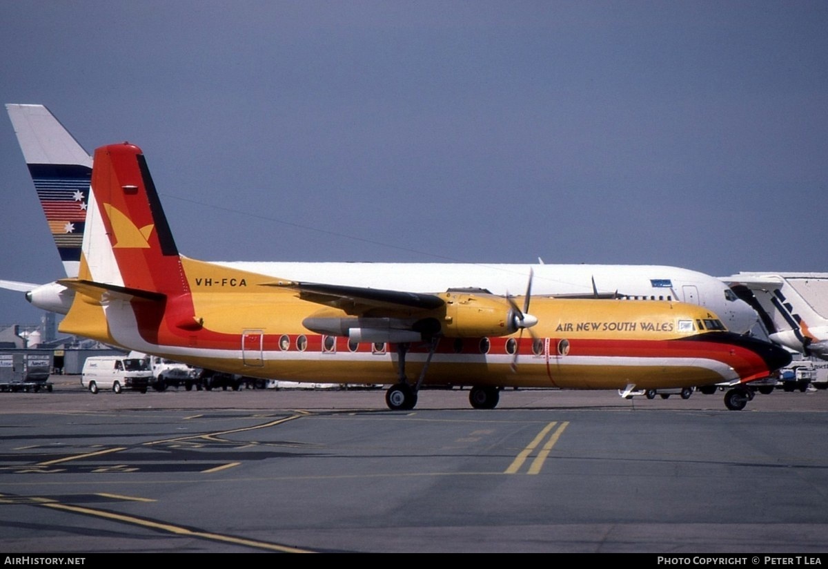 Aircraft Photo of VH-FCA | Fokker F27-500F Friendship | Air New South Wales | AirHistory.net #435865