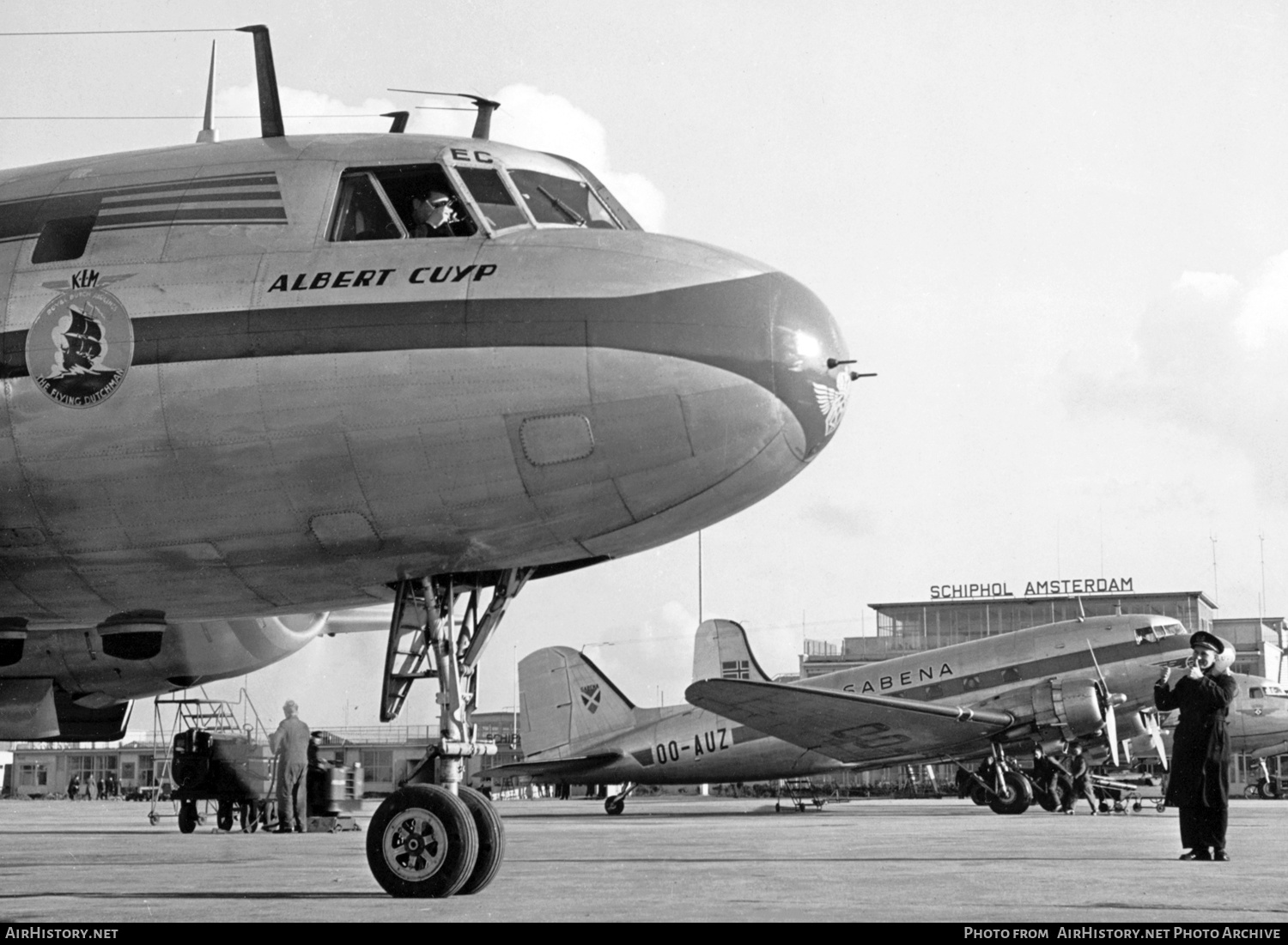 Aircraft Photo of OO-AUZ | Douglas DC-3C | Sabena | AirHistory.net #435892