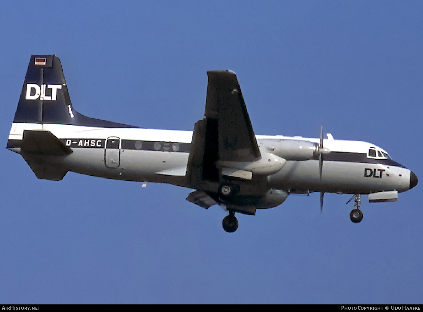 Aircraft Photo of D-AHSC | British Aerospace BAe-748 Srs2B/378 | DLT - Deutsche Luftverkehrsgesellschaft | AirHistory.net #435907