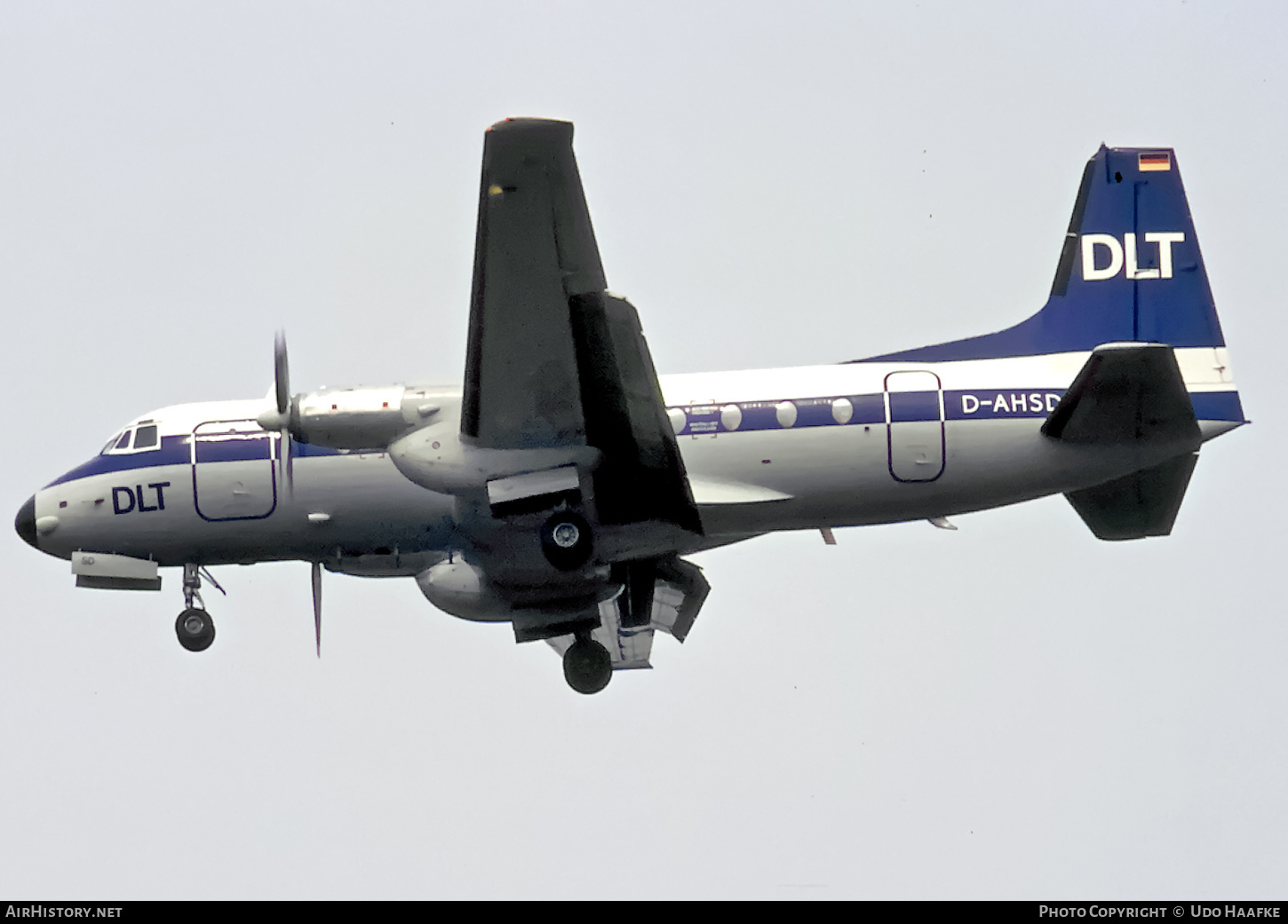 Aircraft Photo of D-AHSD | British Aerospace BAe-748 Srs2B/378 | DLT - Deutsche Luftverkehrsgesellschaft | AirHistory.net #435909